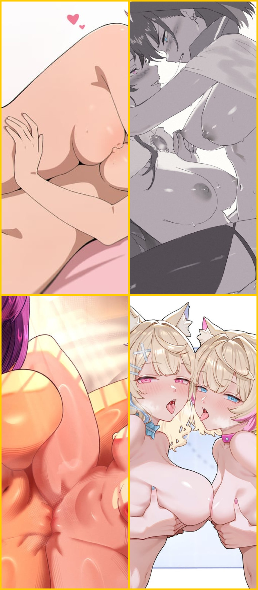 Yuri Hentai: When Girls Get Curious... | #Rule34 #Sapphic Love #Dandadan #Yuri Hentai #hentai #rule34 #r34 | 
