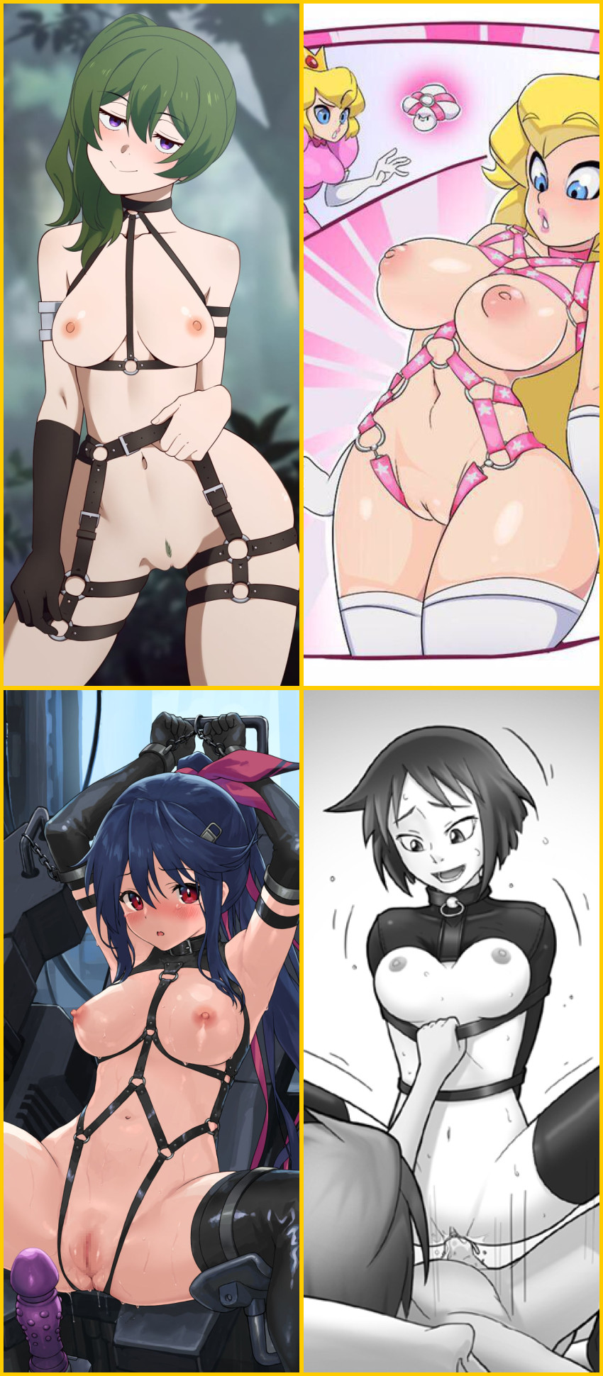 bulma hentai,  el condor pasa (umamusume) hentai,  kisaki (blue archive) hentai | #BDSM #Harness #Nude #Naked #R34 #rule34 #r34 | 