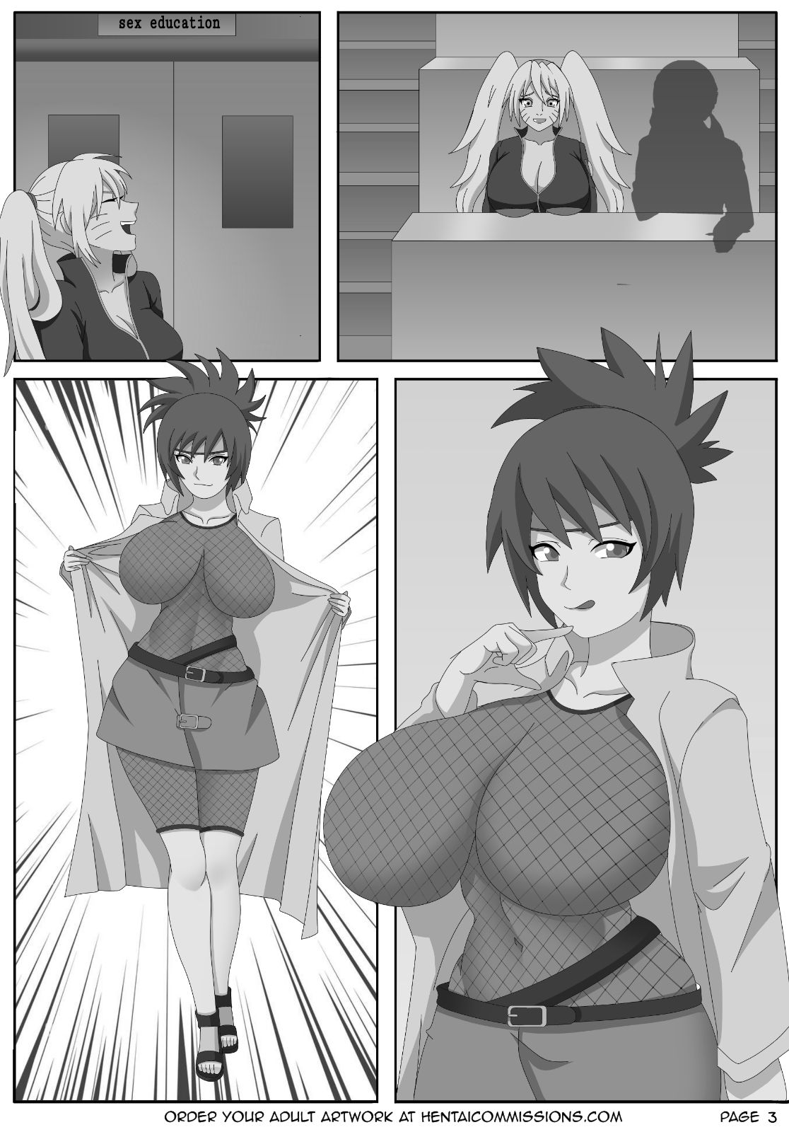 🔞BDSM Hentai Comic - Naruto Sex Education [12 хентай фото] | Hentai Blog |  Truyen-Hentai.com